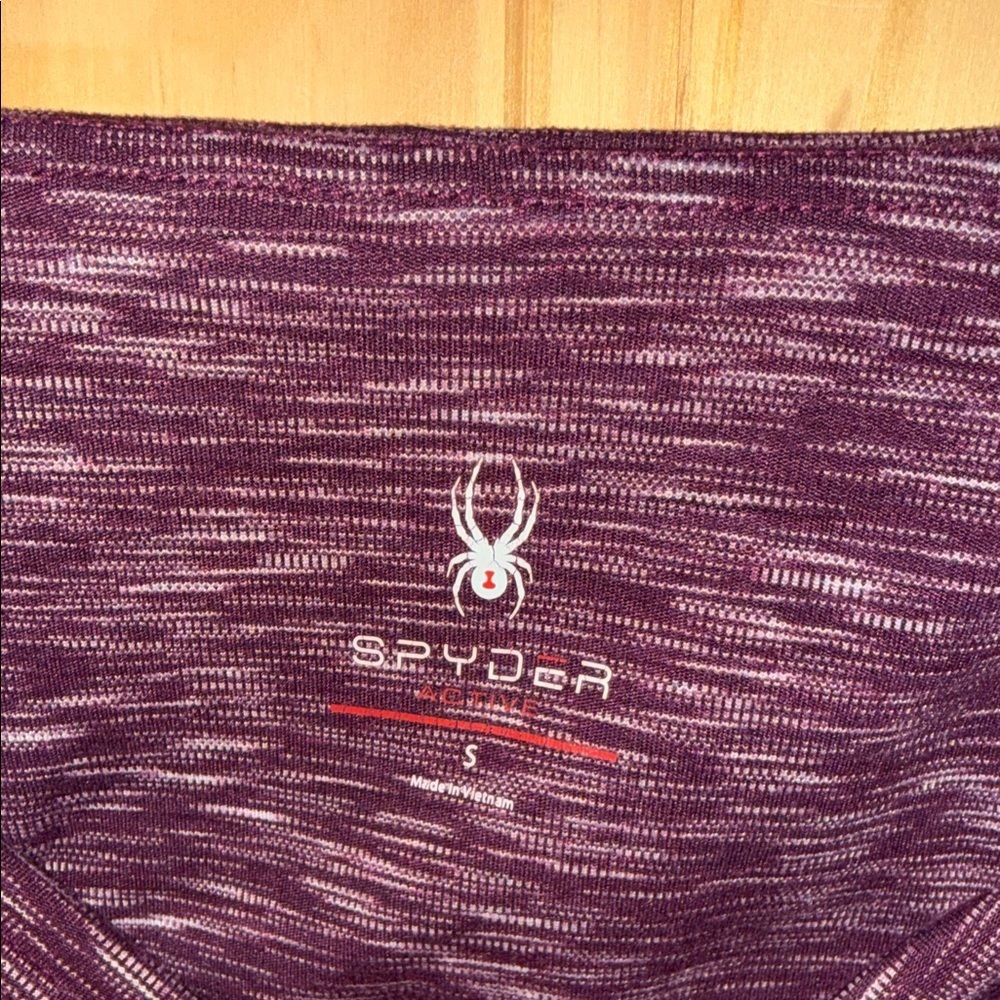 Spyder Women's Purple Leggings - Picture 5 of 7